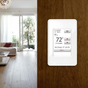 WarmlyYours UWG4-4999 nSpire Touch WiFi Programmable Smart Thermostat, with Touchscreen, Class A GFCI, and Floor Sensor (White)