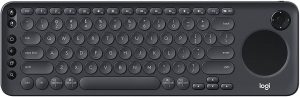 Logitech K600 TV - TV Keyboard with Integrated Touchpad and D-Pad Compatible with Smart TV - Graphite Black