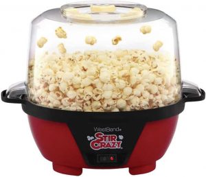 West Bend 82505 Stir Crazy Electric Hot Oil Popcorn Popper