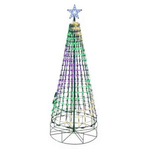 Holiday Living 7-ft Pre-lit Artificial Christmas Musical Synchronized Pixel Tree