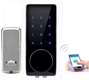 best smart lock for airbnb Riotlocks smart door lock touch screen