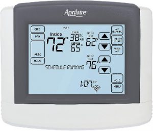 Thermostat with Humidity Control Aprilaire 8620W smart with IAQ