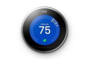 Google Nest Learning Thermostat- 3rd Generation- Stainless Steel