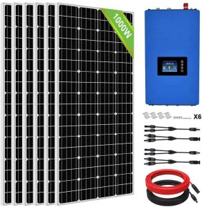 ECO- Worthy 1000 Watt 24V Grid Tie Solar Panel Kit